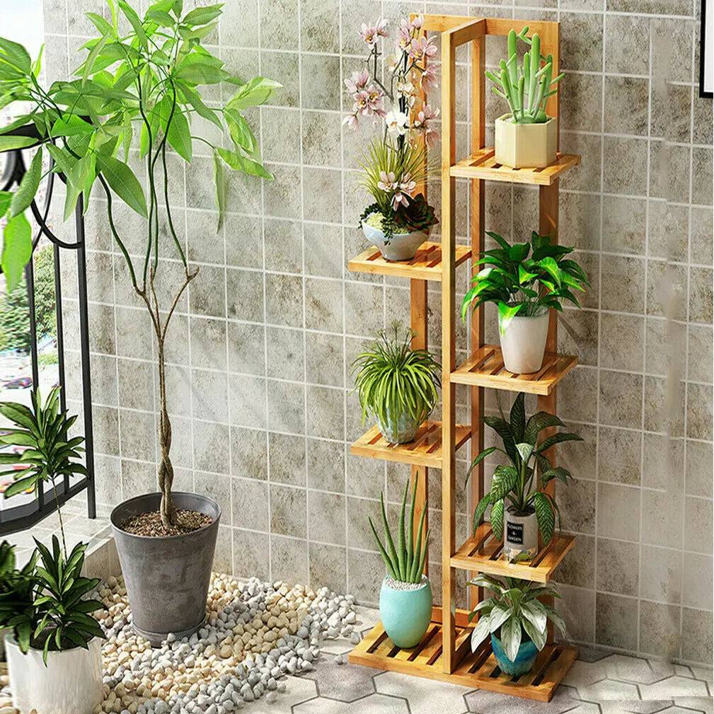 Etagere Plante Bambou - Mon Porte Plante