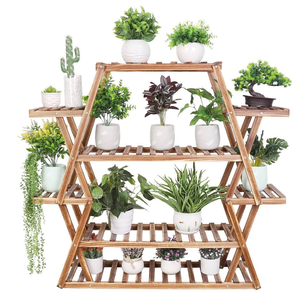 Etagere Plante En Bois - Mon Porte Plante