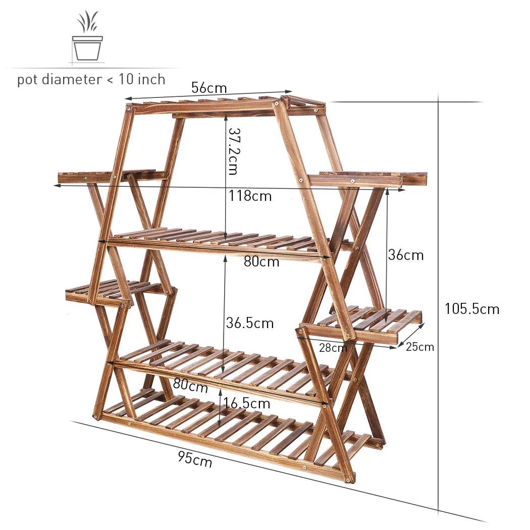 Etagere Plante En Bois - Mon Porte Plante