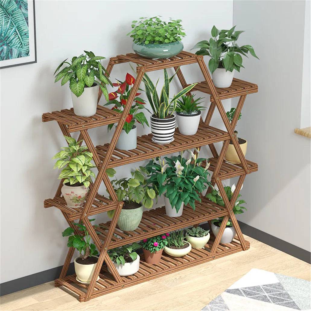 Etagere Plante En Bois - Mon Porte Plante