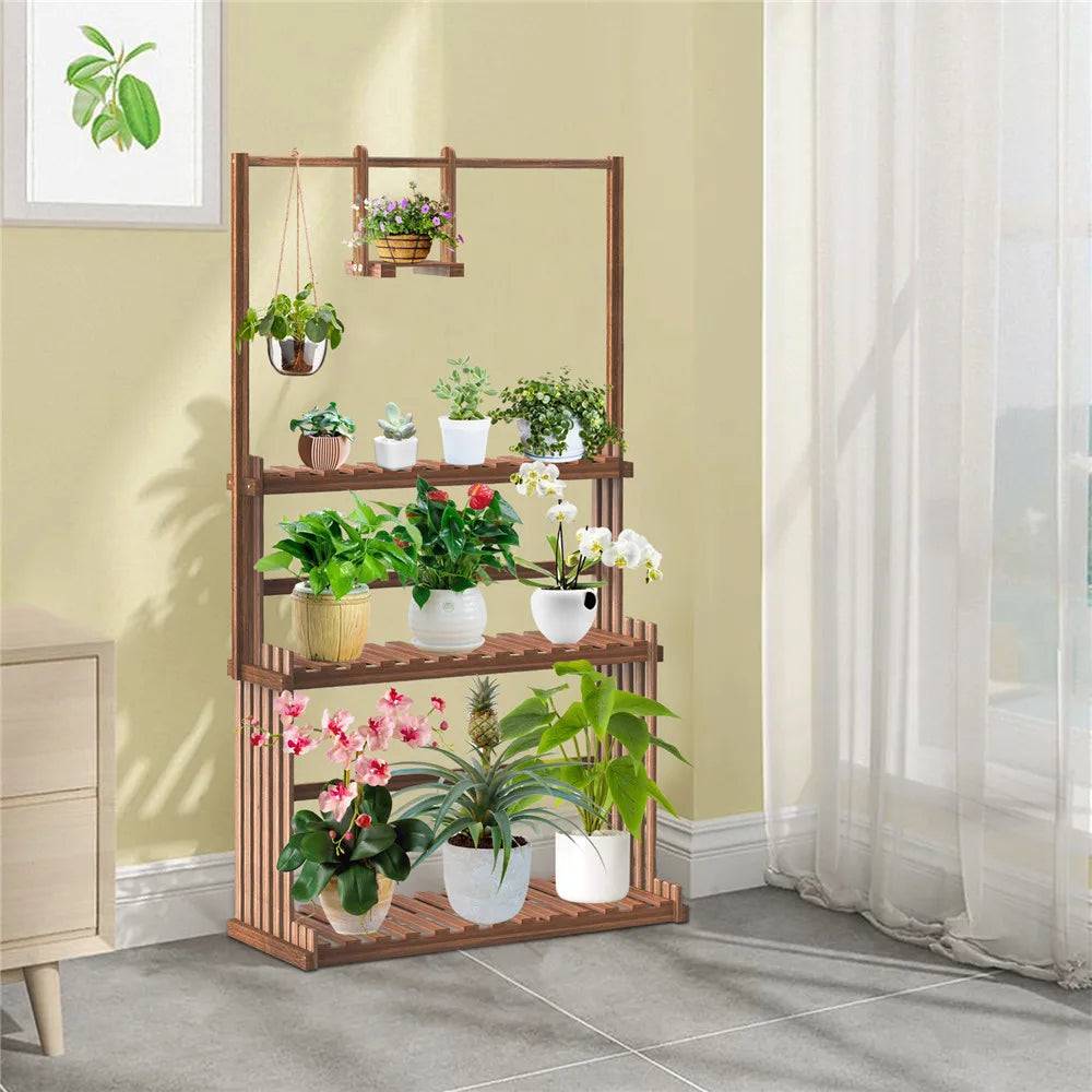 Support Mural Bois Plante - Mon Porte Plante