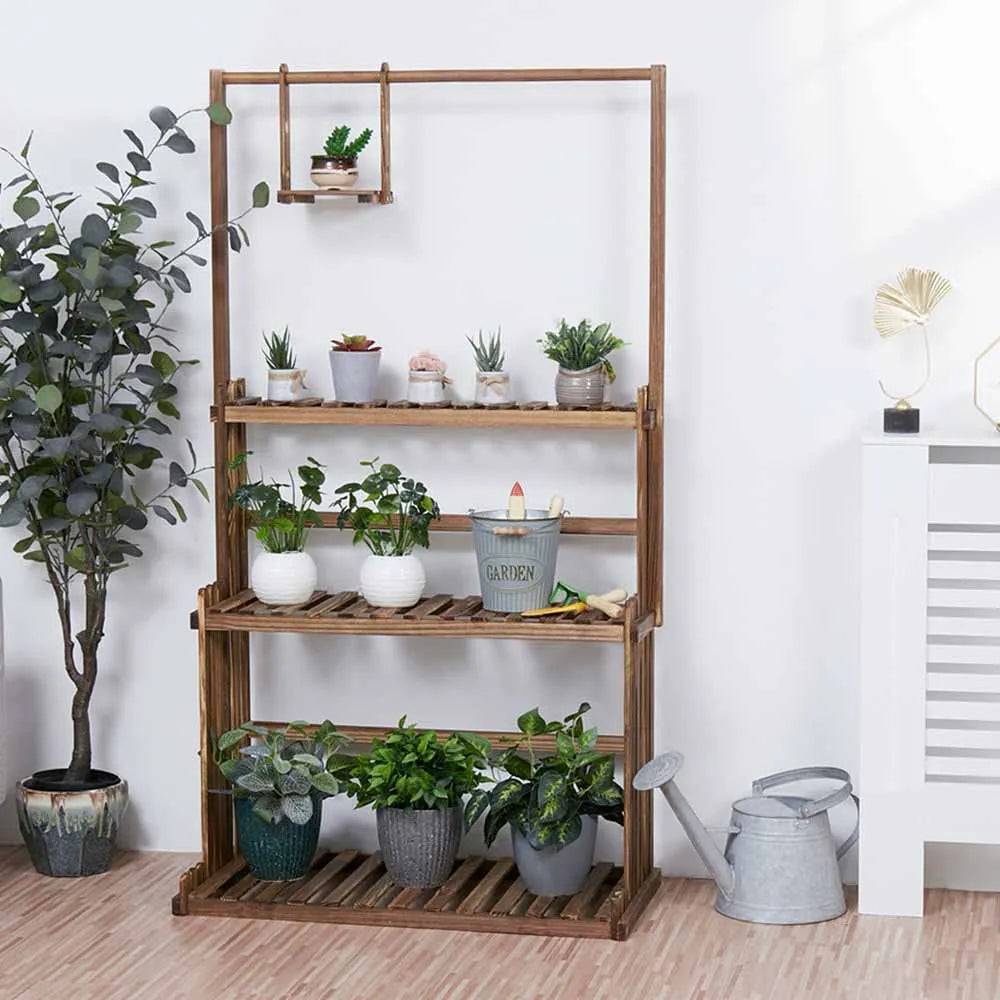 Support Mural Bois Plante - Mon Porte Plante