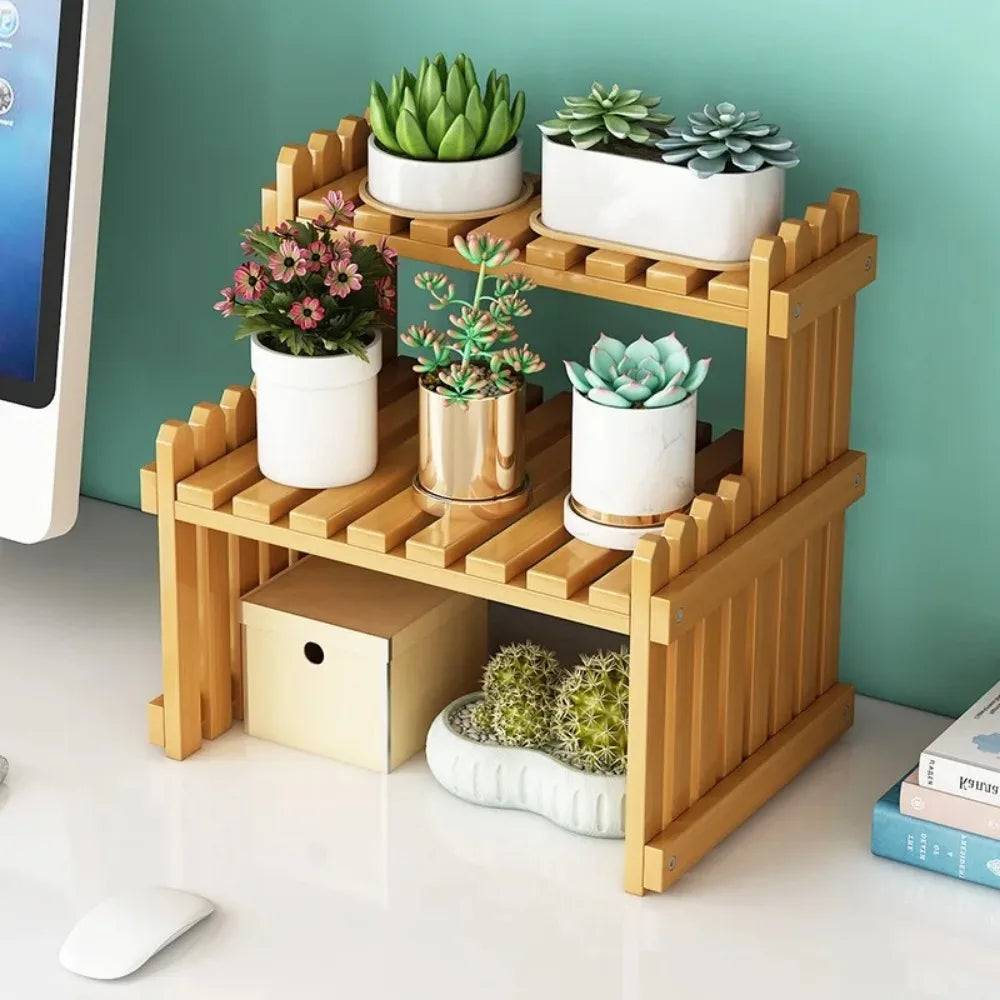 Support Plante En Bois - Mon Porte Plante