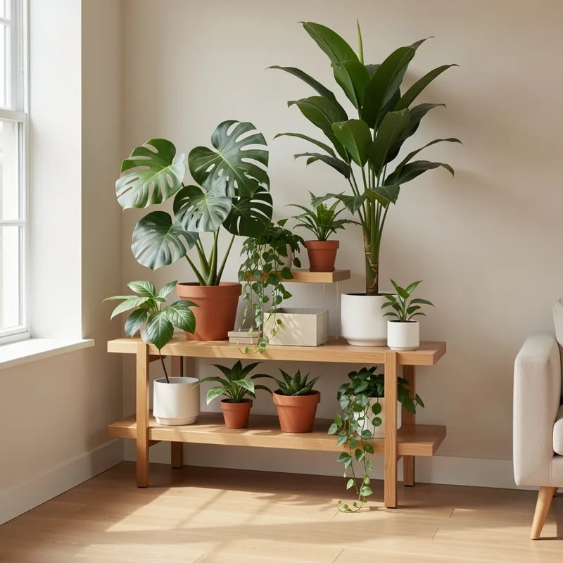 Étagère pour plantes d'intérieur : guide complet 2026