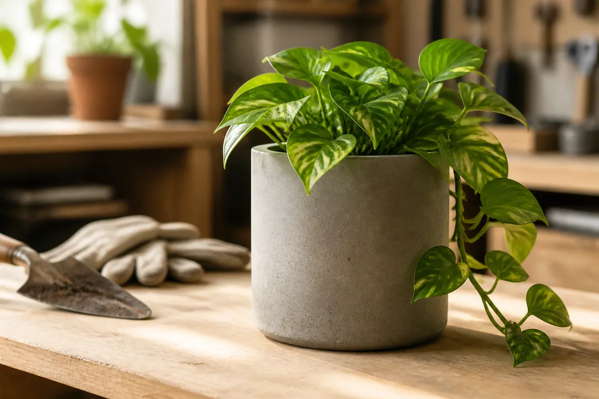 Fabriquer un porte-plante en béton : tutoriel complet