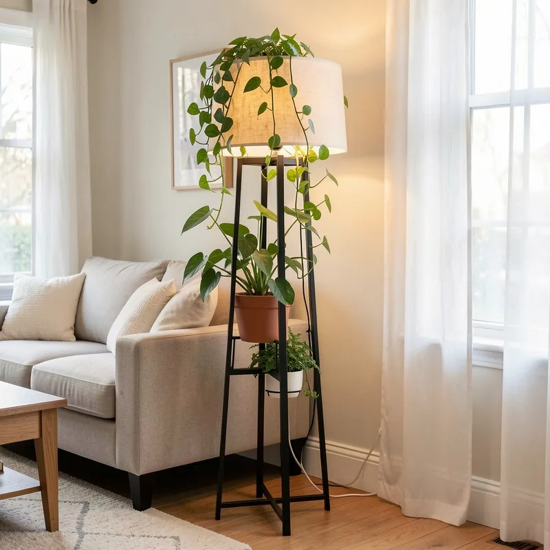 Lampadaire plante : éclairer et exposer vos végétaux